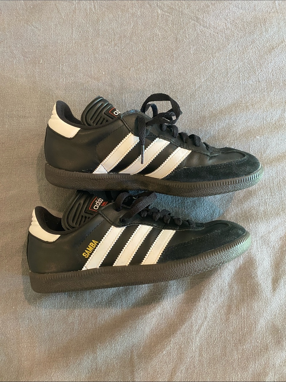 adidas Samba Black Sneakers with White Stripes